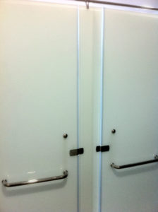 Frosted Toilet Glass Door